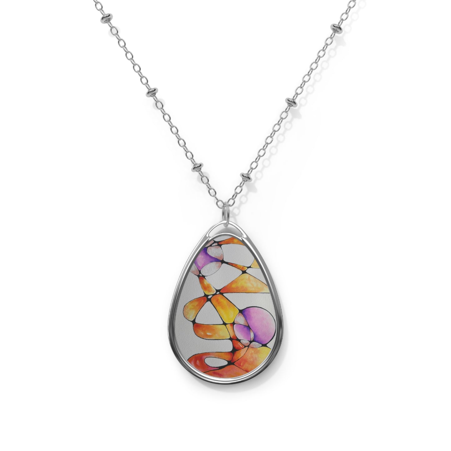 Qi - Oval Necklace