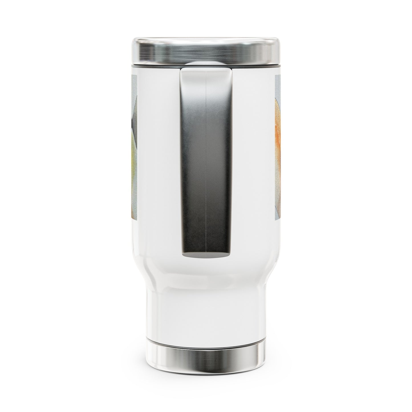 Stainless Steel Travel Mug with Handle, 14oz