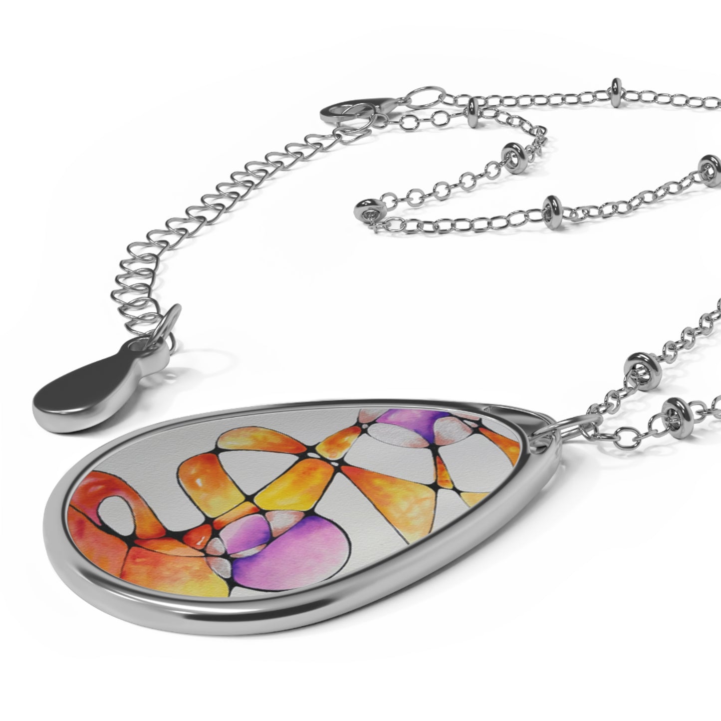 Qi - Oval Necklace